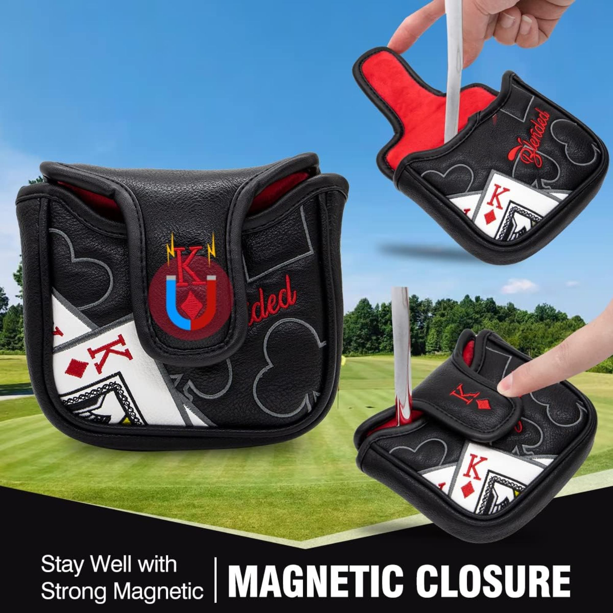 대부분의 브랜드에 적합한 자석 잠금 장치가 있는 하트의 - Golf Putter 리뷰 및 가격