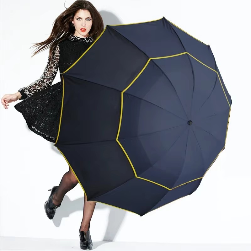 더블 강한 바람 방지 우산 비 여성 대형 접이식 비 자 - Golf Umbrella Large 리뷰 및 가격
