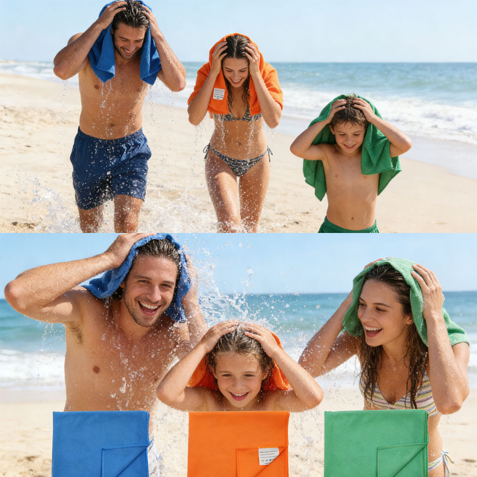 1PC 마이크로 화이버 비치 타월 캠핑 체육관 및 해변 - Golf Towel 리뷰 및 가격